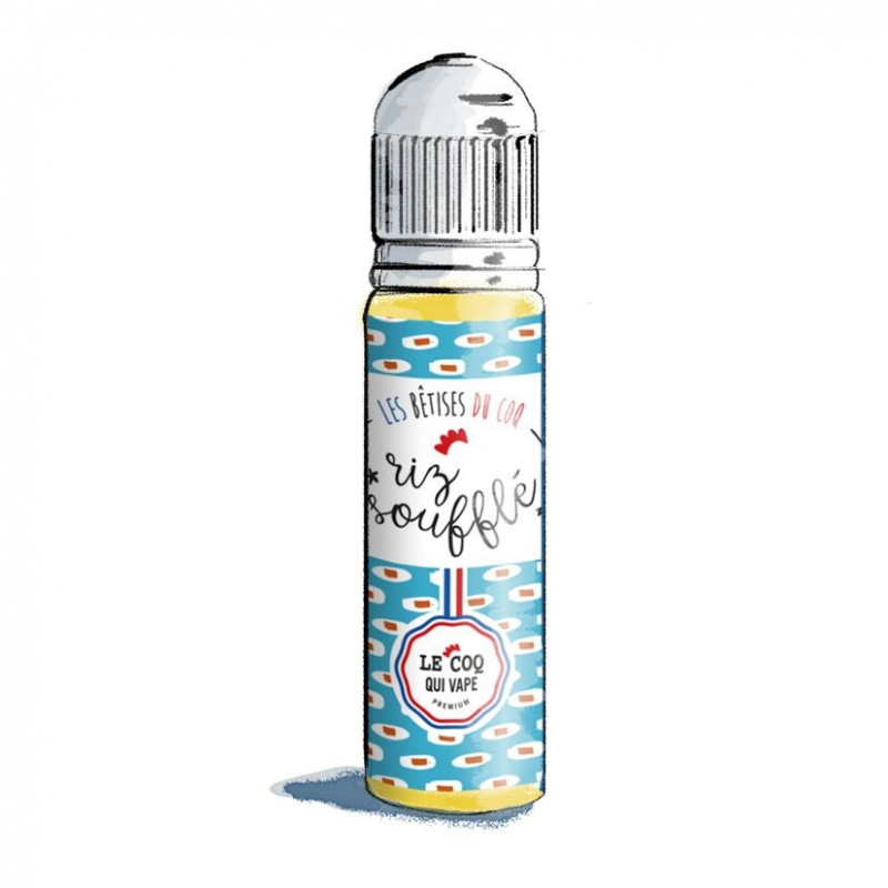 Riz Soufflé 50ml Les Bêtises du Coq by Le Coq qui Vape Riz Soufflé 50ml Les Bêtises du Coq by Le Coq qui Vape