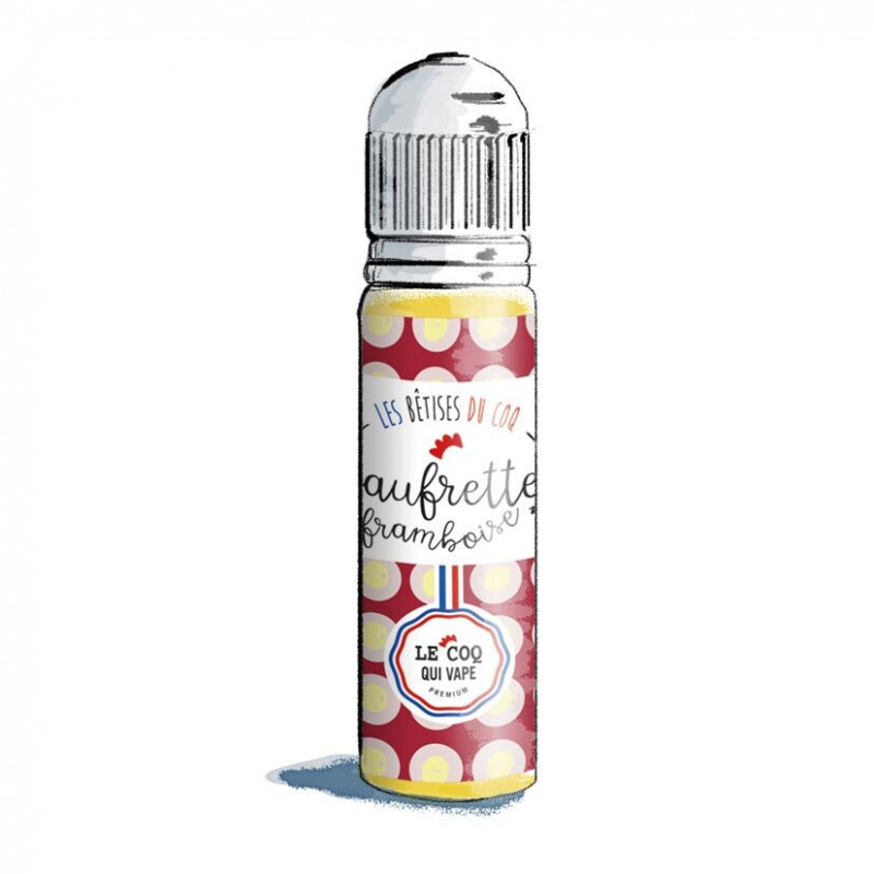 Gaufrette Framboise 50ml Les Bêtises du Coq by Le Coq qui Vape Gaufrette Framboise 50ml Les Bêtises du Coq by Le Coq qui Vape