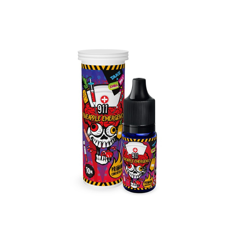 Concentré 911 - Pineapple Emergency 10ml Chill Pill Concentré 911 - Pineapple Emergency 10ml Chill Pill