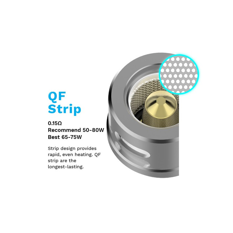 Résistances QF Strip (0.15 ohm) Vaporesso Résistances QF Strip (0.15 ohm) Vaporesso