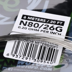 Bobine Ni80 Competition Wire Wotofo (20feet/spool)