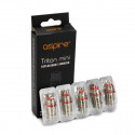 Résistances Triton Mini Ni200 (0.15ohm) Aspire (pack de 5) Résistances Triton Mini Ni200 (0.15ohm) Aspire (pack de 5)