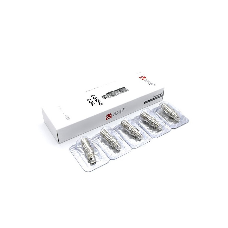 Résistances Cosmo C4 DL Mesh (0.7 ohm) Vaptio (pack de 5) Résistances Cosmo C4 DL Mesh (0.7 ohm) Vaptio (pack de 5)