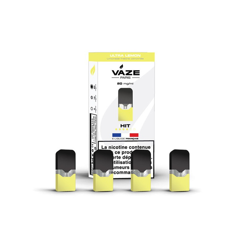 Pod Ultra Lemon pour batterie Vaze (pack de 4)