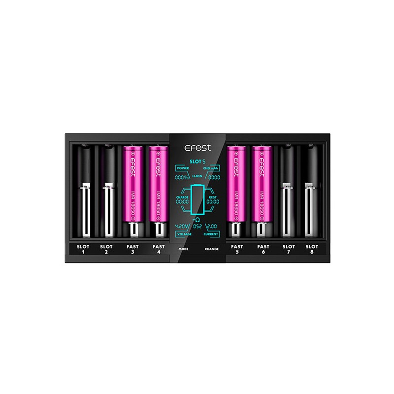 Chargeur Luc V8 Efest Chargeur Luc V8 Efest