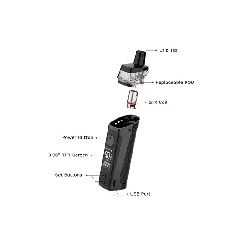 Kit Pod Target PM80 2000mAh Vaporesso Kit Pod Target PM80 2000mAh Vaporesso
