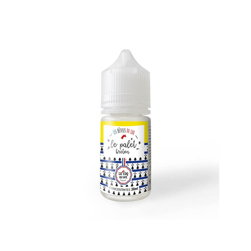 Concentré Le Palet Breton 30ml Les Bêtises du Coq by Le Coq qui Vape (5 pièces)