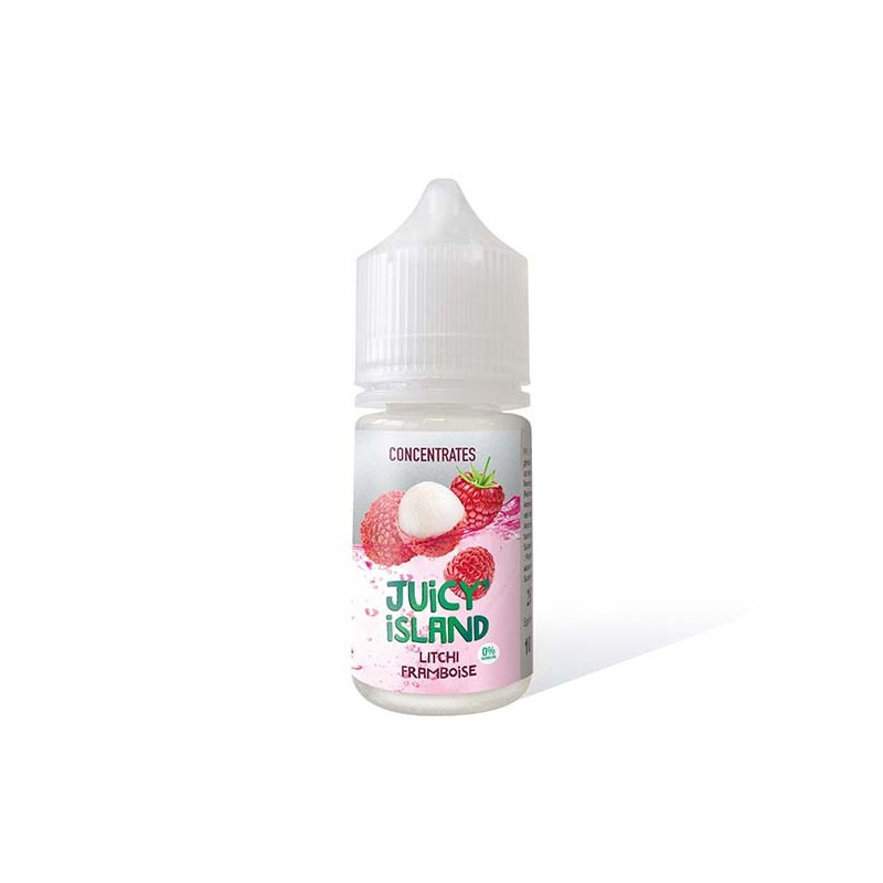 Concentré Litchi Framboise 30ml Juicy Island (5 pièces) Concentré Litchi Framboise 30ml Juicy Island (5 pièces)