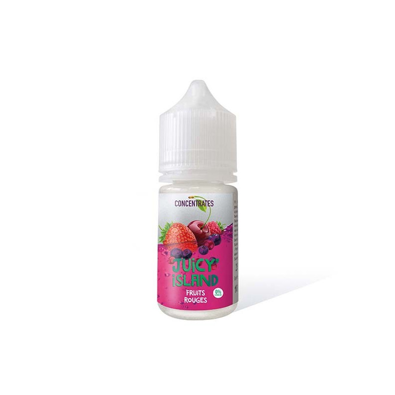 Concentré Fruits rouges 30ml Juicy Island (5 pièces) Concentré Fruits rouges 30ml Juicy Island (5 pièces)
