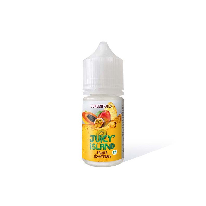 Concentré Fruits Exotiques 30ml Juicy Island (5 pièces) Concentré Fruits Exotiques 30ml Juicy Island (5 pièces)