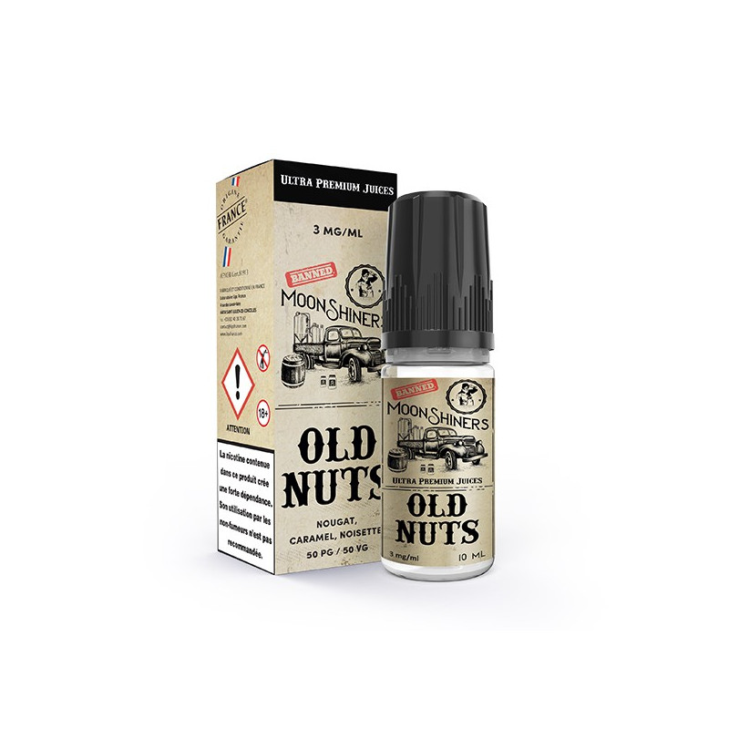 Moon Shiners : Old Nuts 10ml Le French Liquide (6 pièces) Moon Shiners : Old Nuts 10ml Le French Liquide (6 pièces)