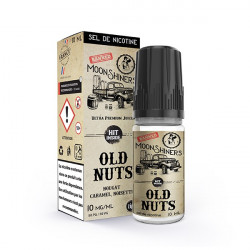 Moon Shiners : Old Nuts Salt 10ml Le French Liquide (6 pièces) Moon Shiners : Old Nuts Salt 10ml Le French Liquide (6 pièces)