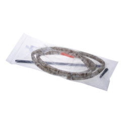 Tuyau en silicone avec tube en aluminium 1.5m Tuyau en silicone avec tube en aluminium 1.5m