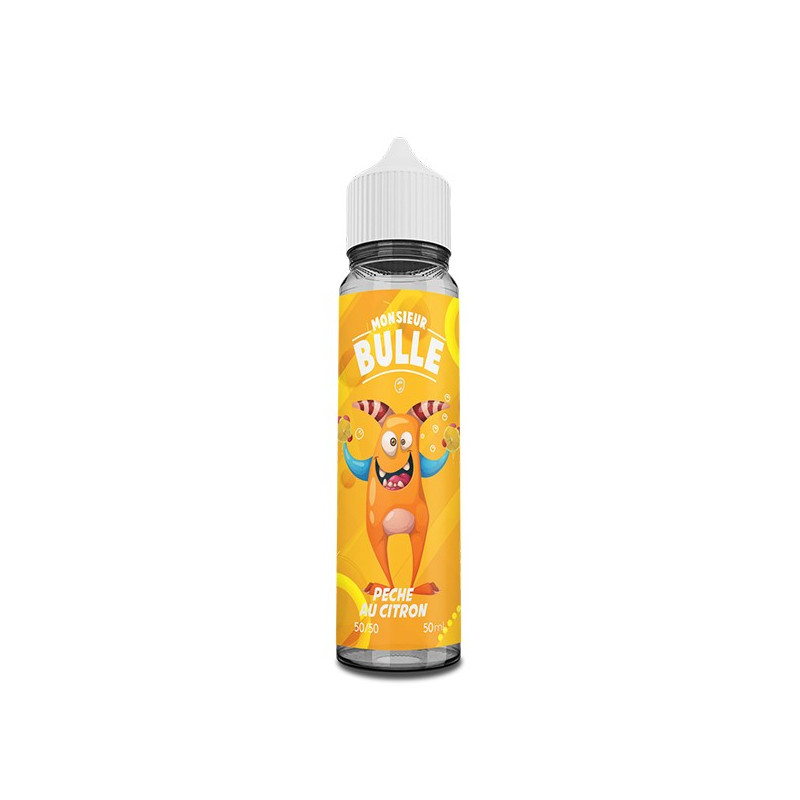 Pêche au Citron 50ml Monsieur Bulle by Liquideo Pêche au Citron 50ml Monsieur Bulle by Liquideo
