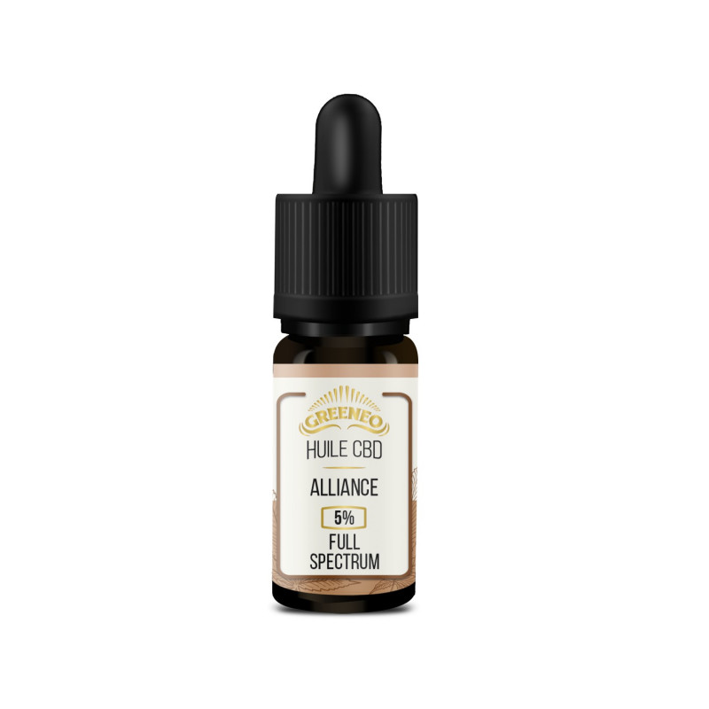 Huile de CBD Alliance 10ml Greeneo Huile de CBD Alliance 10ml Greeneo