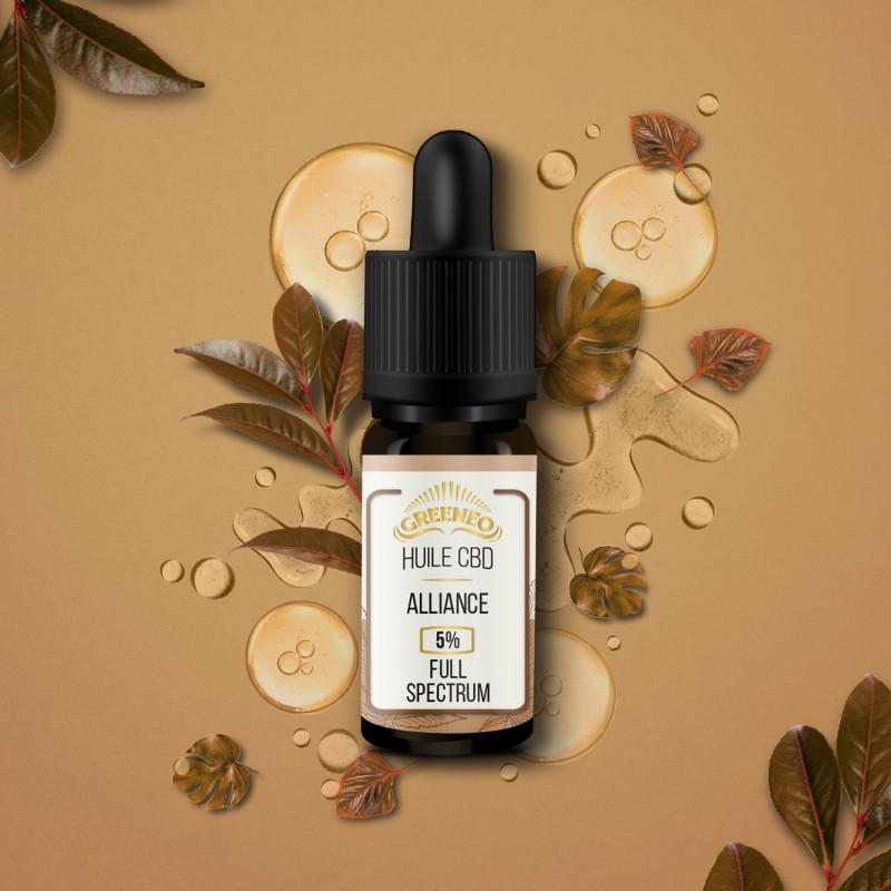 Huile de CBD Alliance 10ml Greeneo Huile de CBD Alliance 10ml Greeneo