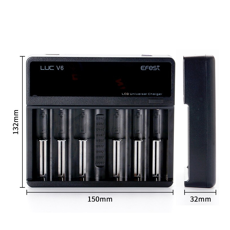 Chargeur LucV6 Efest Chargeur LucV6 Efest