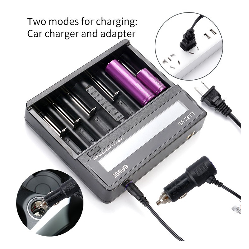 Chargeur LucV6 Efest Chargeur LucV6 Efest
