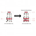 Résistances GTX (0.2/0.3) pour Target PM80 Vaporesso (pack de 5) Résistances GTX (0.2/0.3) pour Target PM80 Vaporesso (pack de 5)