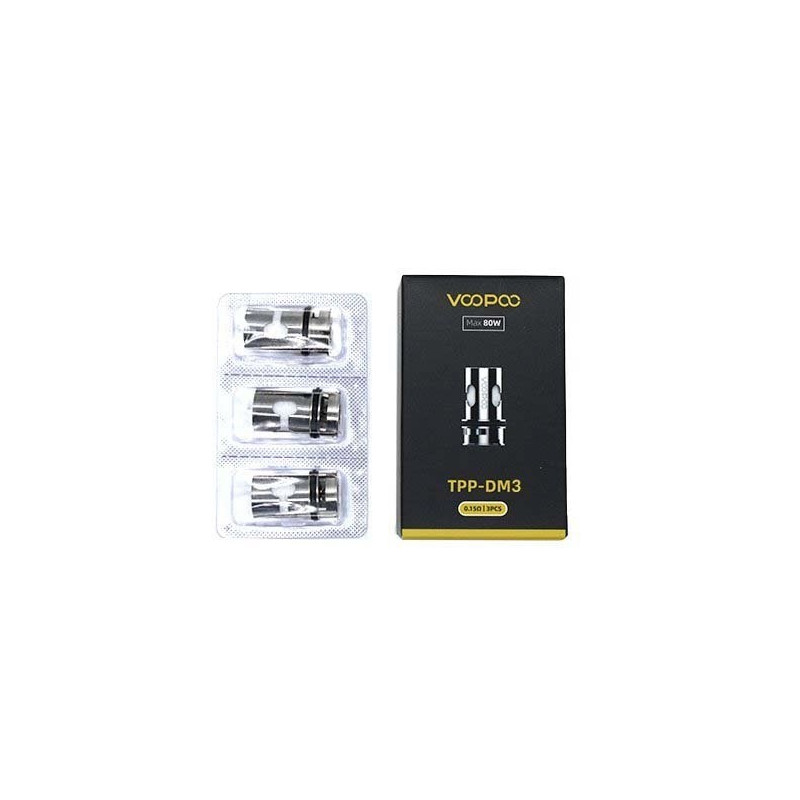 Résistances TPP DM3 (0.15ohm) Voopoo (pack de 3)