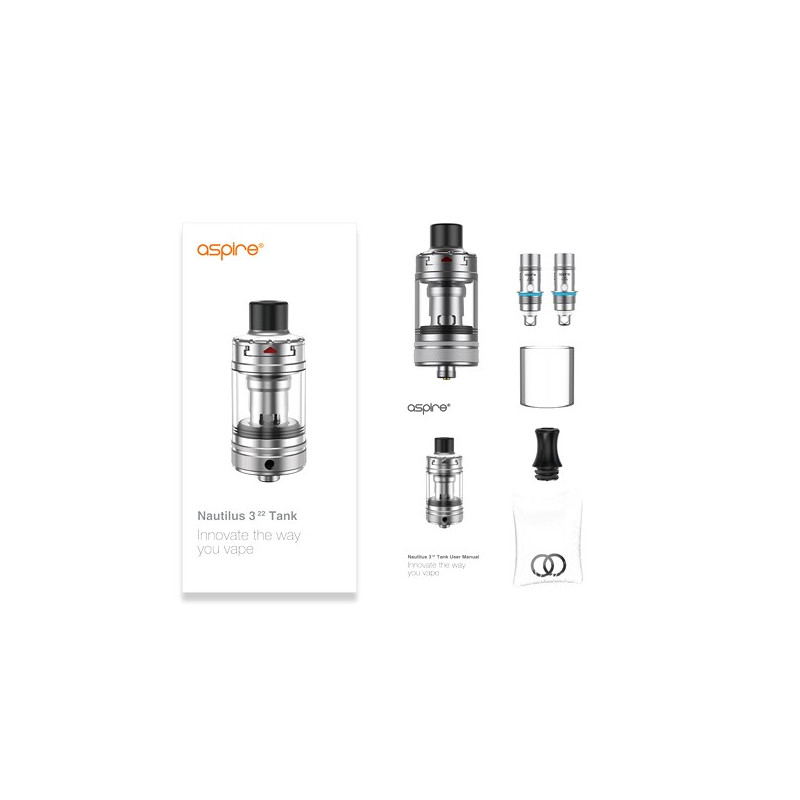 Clearomiseur Nautilus 3²² 3ml Aspire Clearomiseur Nautilus 3²² 3ml Aspire