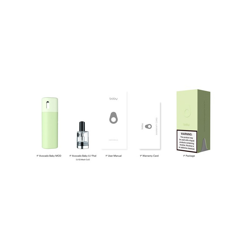 Kit Pod Avocado Baby 1100mAh Vaptio Kit Pod Avocado Baby 1100mAh Vaptio