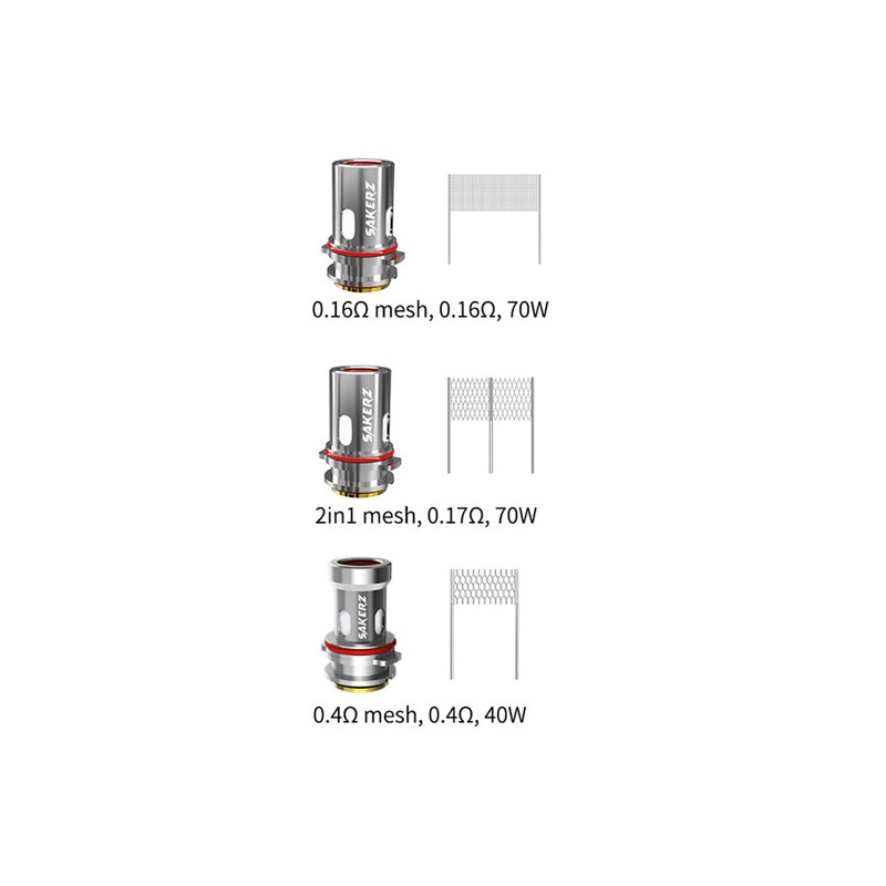 Résistances pour Sakerz (0.16/0.17ohm) HorizonTech (pack de 3) Résistances pour Sakerz (0.16/0.17ohm) HorizonTech (pack de 3)