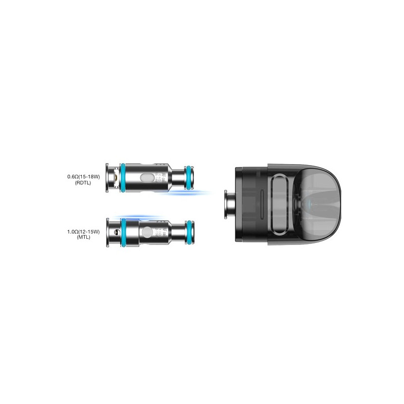 Pod de remplacement Flexus Q 2ml Aspire Pod de remplacement Flexus Q 2ml Aspire
