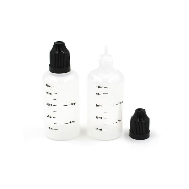 Bouteille graduée PE 50ml CB (10 pièces) Bouteille graduée PE 50ml CB (10 pièces)