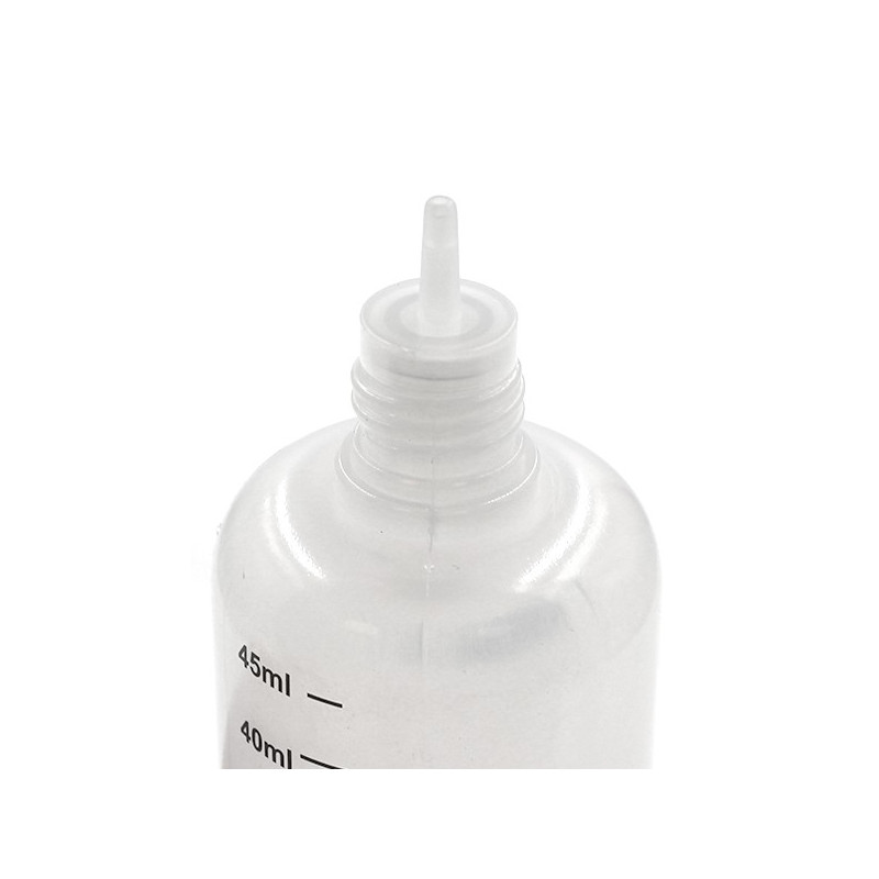 Bouteille graduée PE 50ml CB (10 pièces) Bouteille graduée PE 50ml CB (10 pièces)