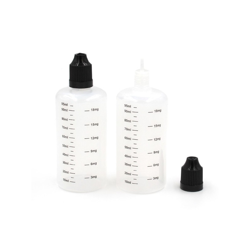 Bouteille graduée PE 100ml CB (10 pièces) Bouteille graduée PE 100ml CB (10 pièces)