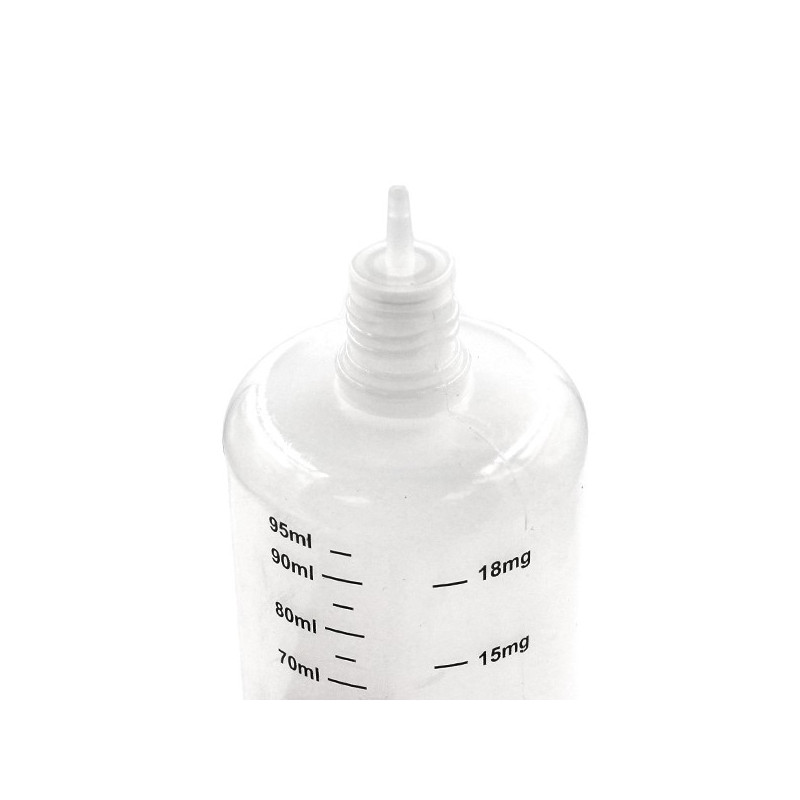 Bouteille graduée PE 100ml CB (10 pièces) Bouteille graduée PE 100ml CB (10 pièces)