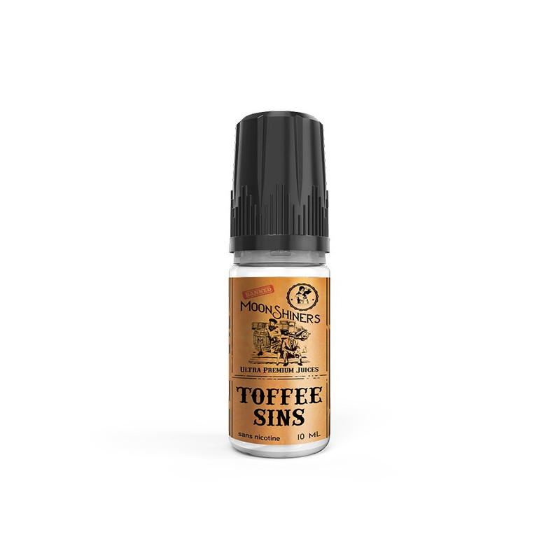 Moon Shiners : Toffee Sins 10ml Le French Liquide (6 pièces) Moon Shiners : Toffee Sins 10ml Le French Liquide (6 pièces)