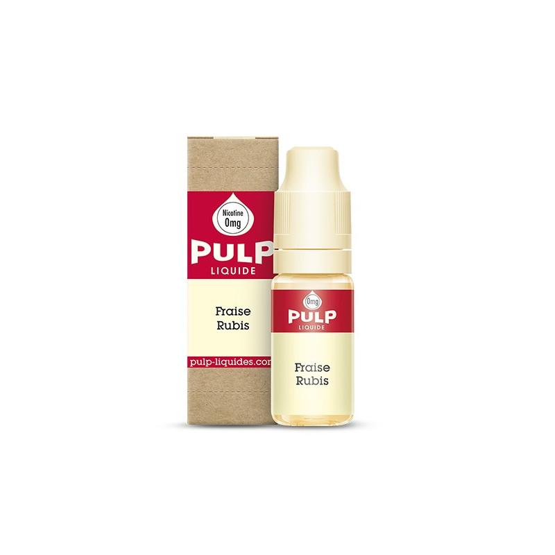 Fraise Rubis 10ml Pulp (10 pièces) Fraise Rubis 10ml Pulp (10 pièces)