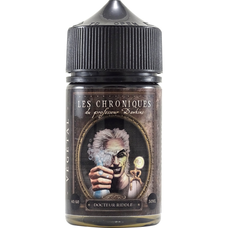 Docteur Riddle 50ml Les Chroniques du Professeur Dawkins by H2O Docteur Riddle 50ml Les Chroniques du Professeur Dawkins by H2O