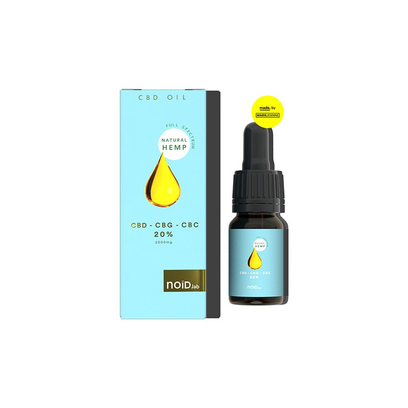 Huile CBD Natural Hemp Full Spectrum 10ml Noïd.Lab by Marie Jeanne Huile CBD Natural Hemp Full Spectrum 10ml Noïd.Lab by Marie Jeanne