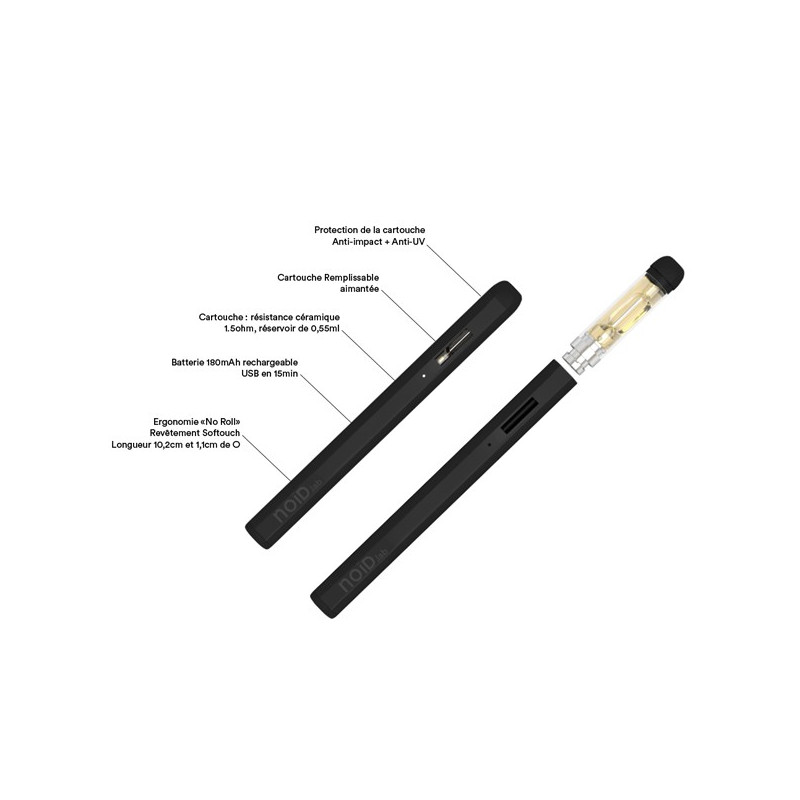 Kit Noïd.lab Vape Pen CBD Marie Jeanne Kit Noïd.lab Vape Pen CBD Marie Jeanne