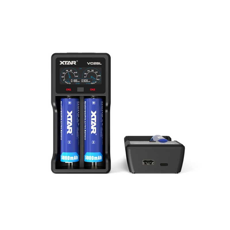 Chargeur VC2SL Xtar Light Chargeur VC2SL Xtar Light