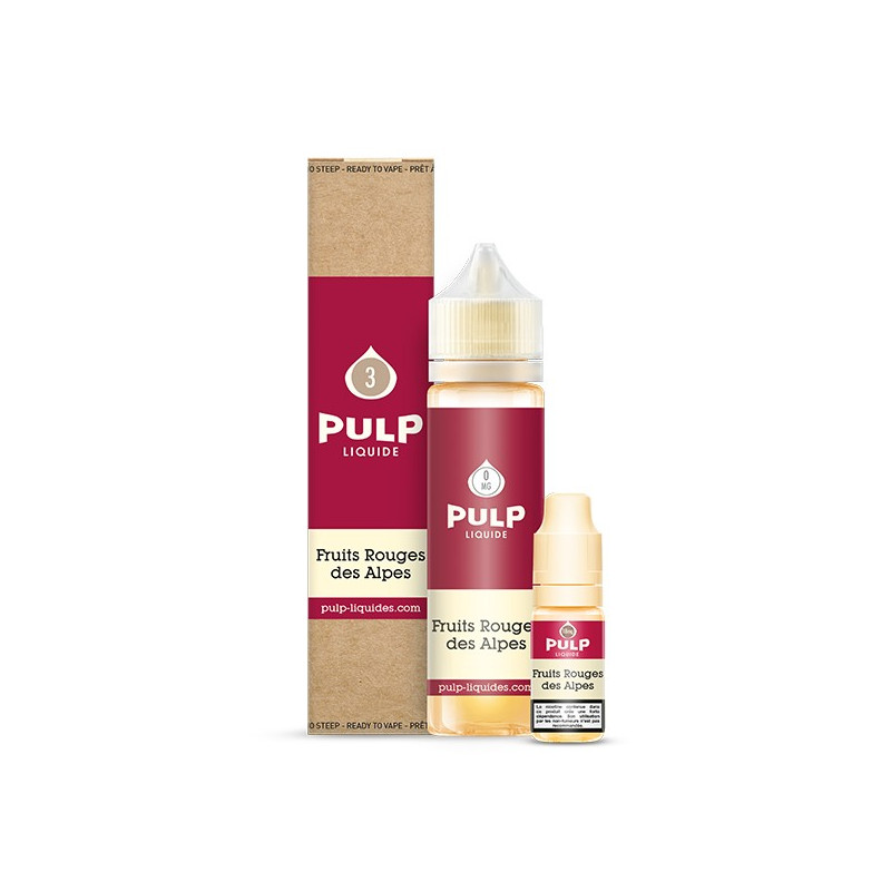 Pack Fruits Rouges des Alpes 60ml Pulp Pack Fruits Rouges des Alpes 60ml Pulp