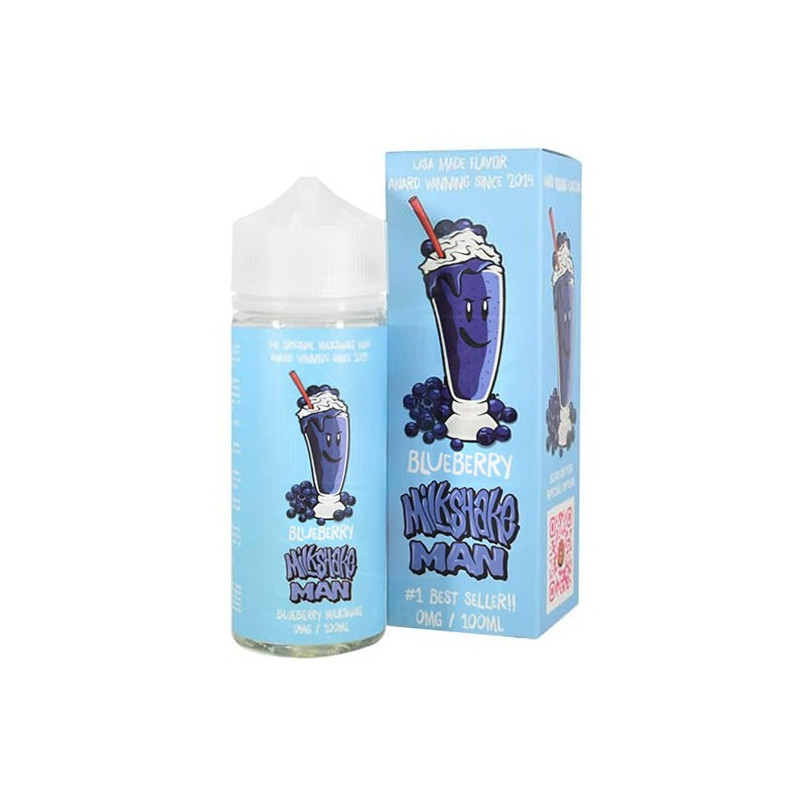 Blueberry 100ml Milkshake Man by Marina Vape