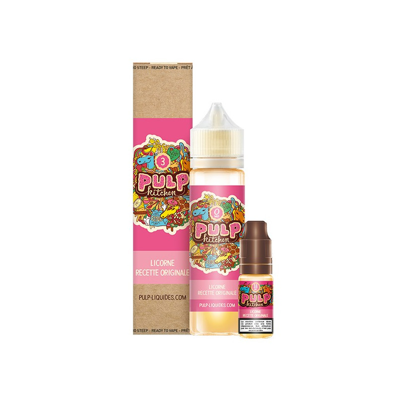 Pack Licorne Recette Originale 60ml Pulp Pack Licorne Recette Originale 60ml Pulp