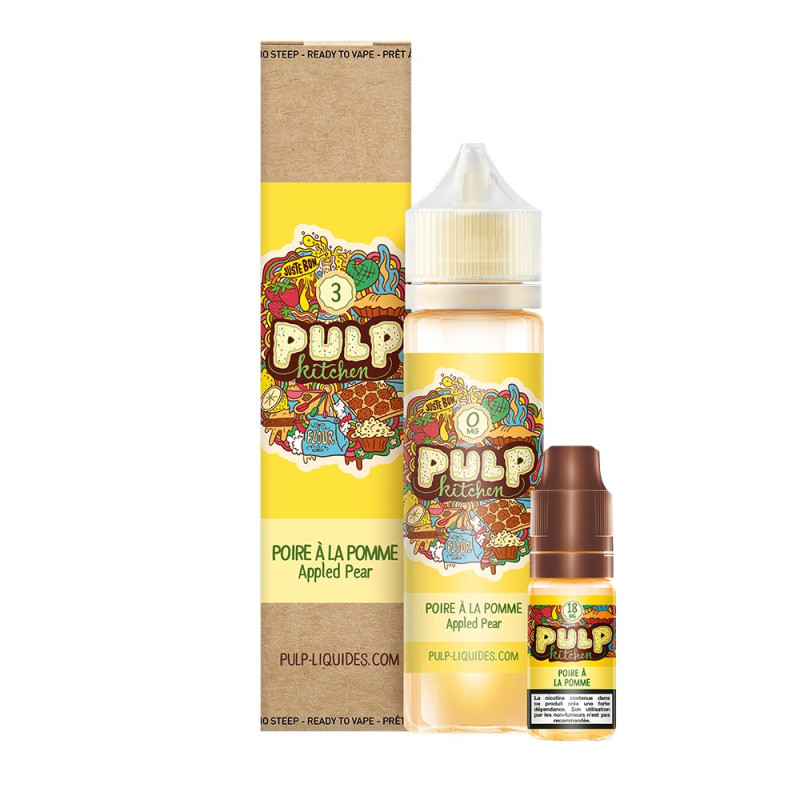 Pack Poire à la Pomme 60ml Pulp Kitchen by Pulp Pack Poire à la Pomme 60ml Pulp Kitchen by Pulp