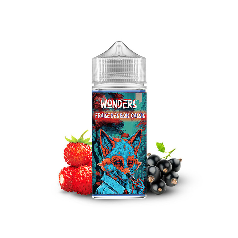 Fraise des Bois Cassis 100ml Wonders
