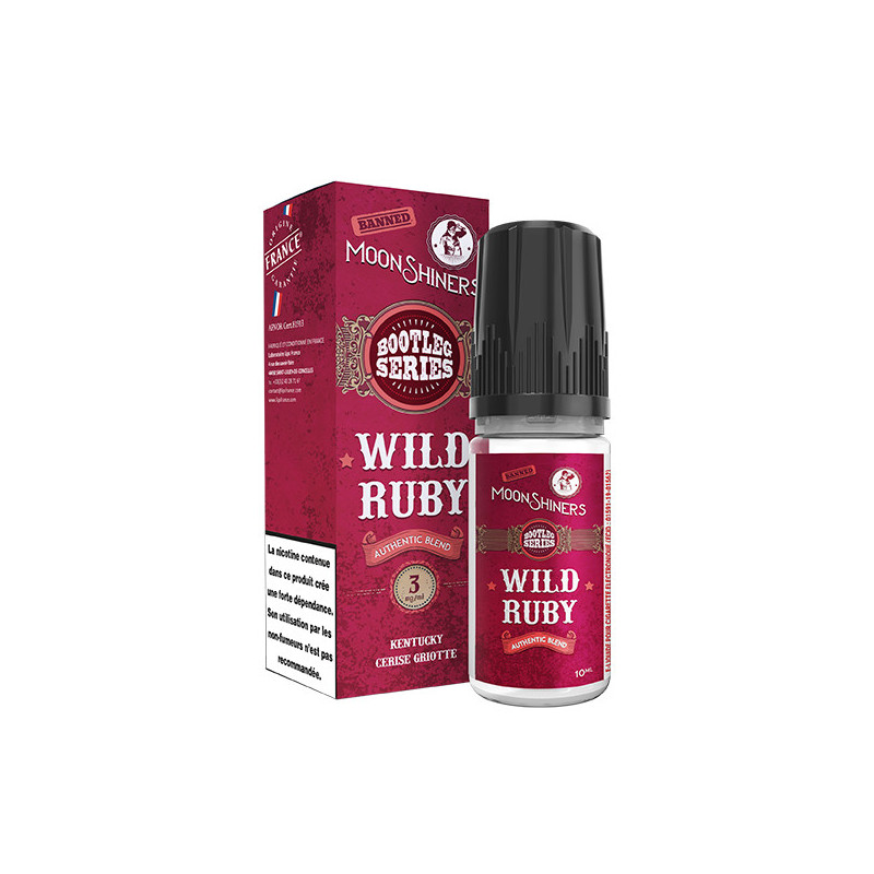 Wild Ruby Authentic Blend 10ml Moonshiners - Le French Liquide (6 pièces) Wild Ruby Authentic Blend 10ml Moonshiners - Le French Liquide (6 pièces)