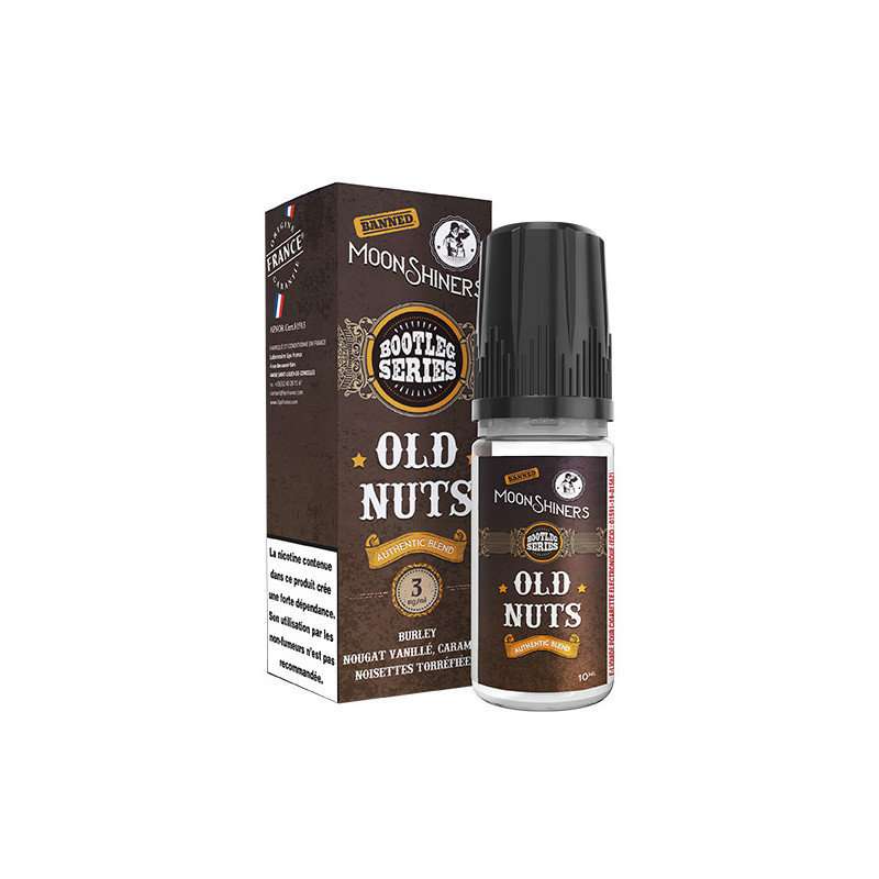 Old Nuts Authentic Blend 10ml Moonshiners - Le French Liquide (6 pièces) Old Nuts Authentic Blend 10ml Moonshiners - Le French Liquide (6 pièces)