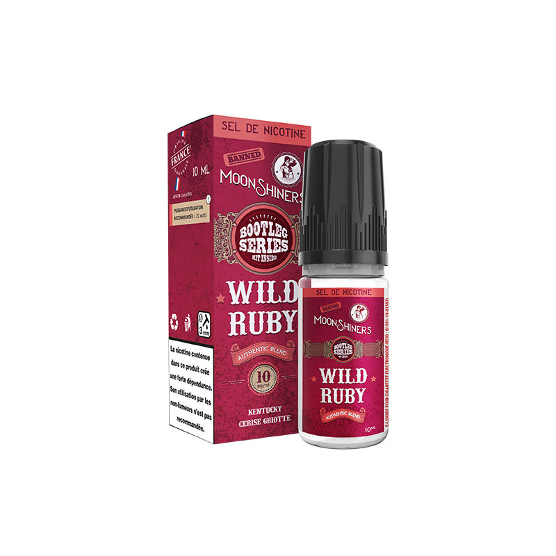 Wild Ruby Authentic Blend Salt 10ml Moonshiners - Le French Liquide (6 pièces) Wild Ruby Authentic Blend Salt 10ml Moonshiners - Le French Liquide (6 pièces)