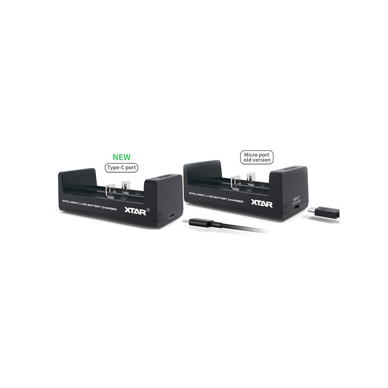 Chargeur MC2 Xtar Light (version USB-C) Chargeur MC2 Xtar Light (version USB-C)