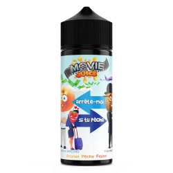 Arrête moi si tu Pêche 100ml Movie Juice - Secret's LAb