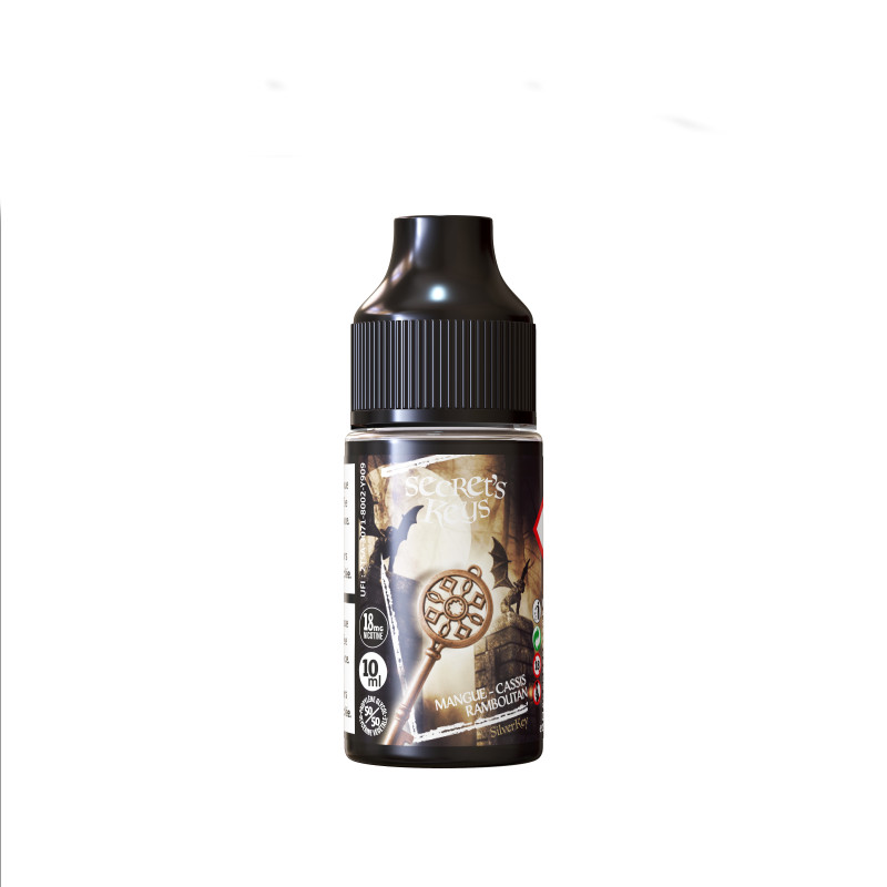 Silver Key 10ml Secret's Keys by Secret's LAb (10 pièces) Silver Key 10ml Secret's Keys by Secret's LAb (10 pièces)