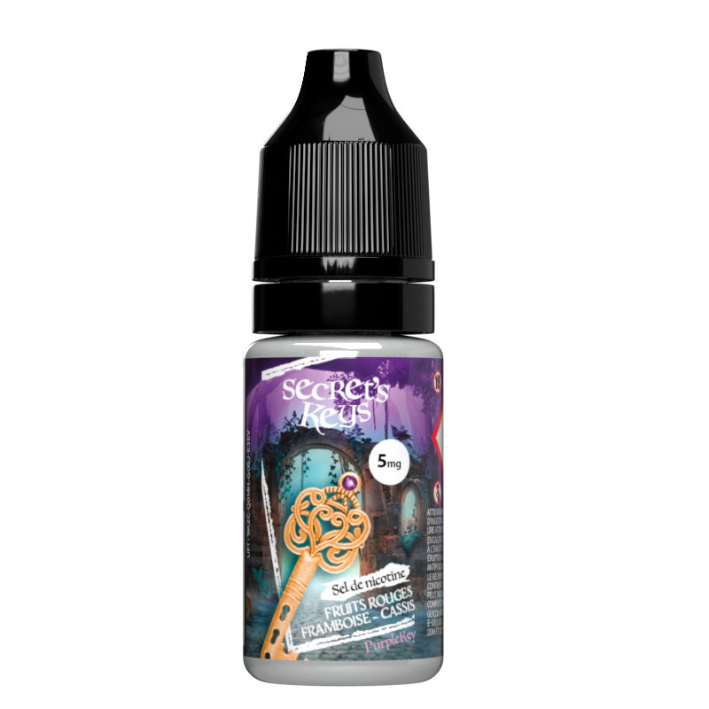 Purple Key Salt 10ml Secret's Keys by Secret's LAb (10 pièces) Purple Key Salt 10ml Secret's Keys by Secret's LAb (10 pièces)
